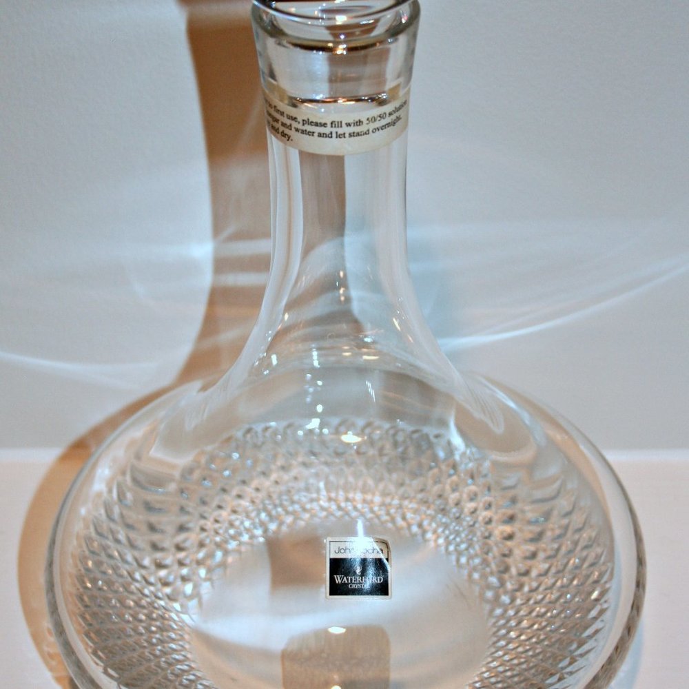 Waterford "LUME" Decanter by John Rocha ~ Stunning with Original Labels